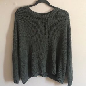 Aerie green knit sweater